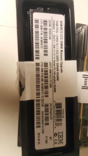 Memória 16g Ibm Original 46w0672 Ecc Dimm Ddr3