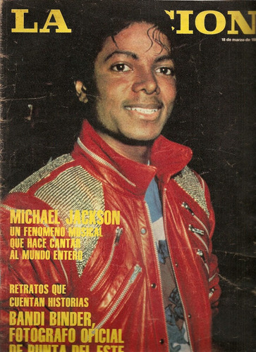 Revista La Nacion Marzo 1984 Michael Jackson