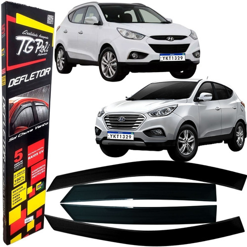 Calha De Chuva Defletor Tg Poli 4 P Hyundai Ix35 2019 2020.