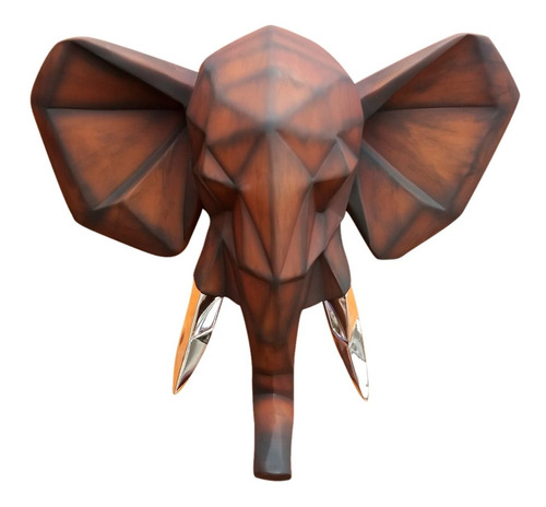 Figura Decorativa Poliresina Elefante