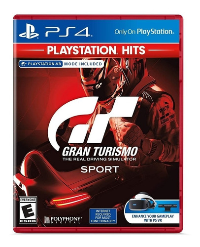 Imagen 1 de 3 de Gran Turismo Sport Playstation Hits Sony PS4  Físico