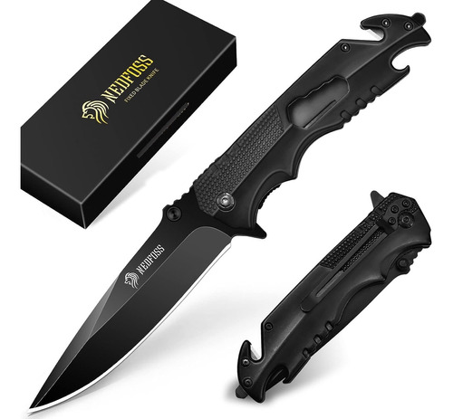 Navaja De Bolsillo Para Hombres, Cuchillo Plegable Multiherr