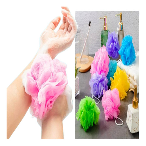 3 Kit Esponja Baño Exfoliante Cuerpo Ducha + Esponja Facil Varios