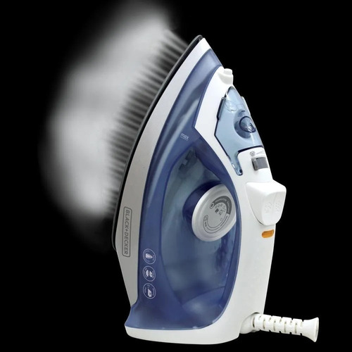 Imagen 4 de 5 de Plancha Vapor Ropa Antiadherente Black+decker 1600w Ir2472-a