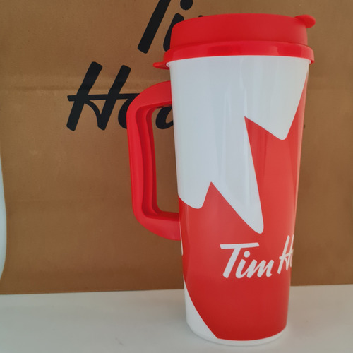 Vaso Tim Hortons Hoja De Maple