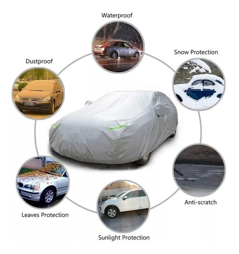 Imagen 5 de 6 de Pijama Para Carros Cubre Autos Capa De Algodon Talla L
