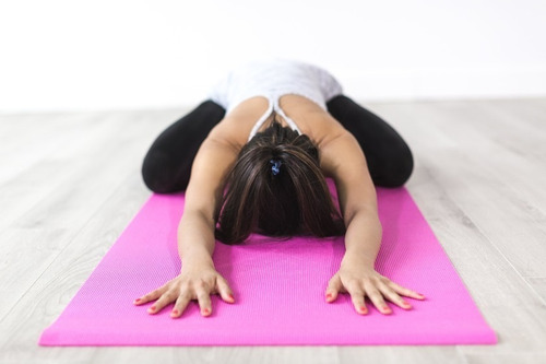 Imagen 2 de 5 de Colchoneta Yoga Mat Pilates Fitness 173cm X60cm X3 Mm Gym