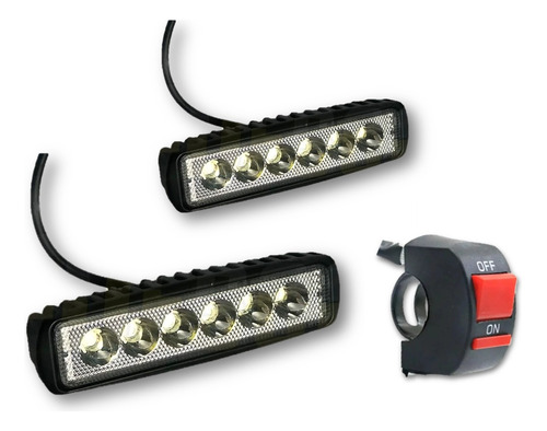 Kit De Faros Auxiliares Led Cree. Moto. Cuatri