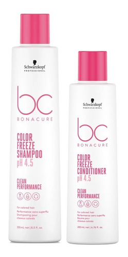 Pack Schwarzkopf Bc Ph 4.5 Color Freeze Shampoo + Acond.