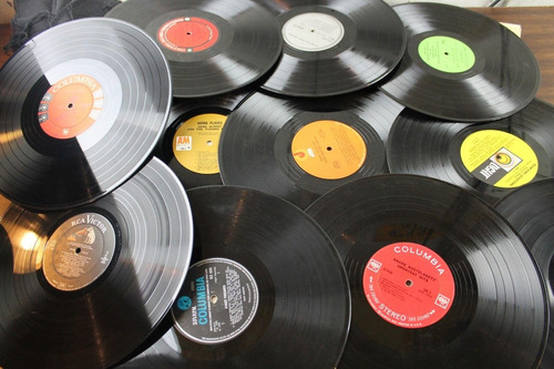 Lote 50 Discos De Vinilo Acetato Para Decoración