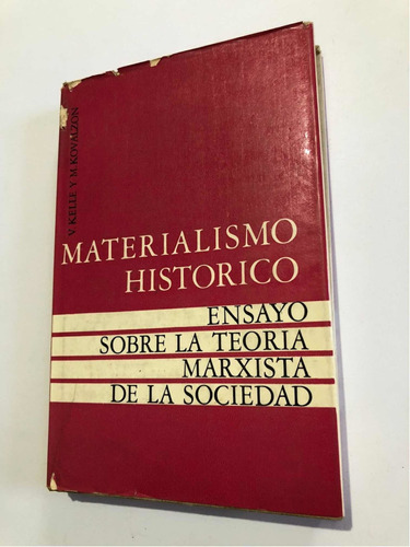 Libro Materialismo Histórico Teoría Marxista Sociedad Kelle