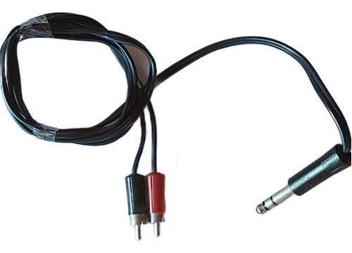Cable 2 Rca Macho A Plug Stereo 6.5mm, Usado Excelente