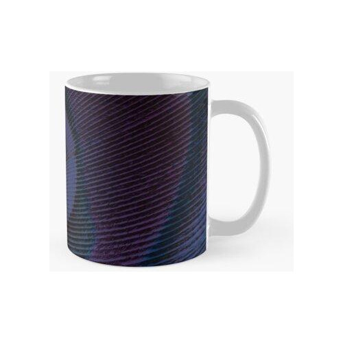 Taza Pavo Real Morado Calidad Premium