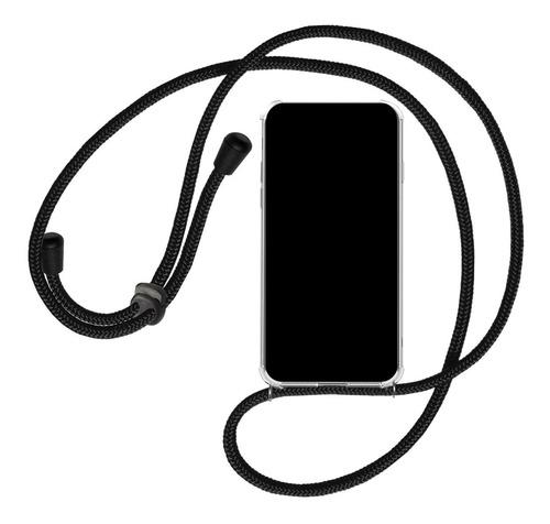 Imagen 1 de 8 de Funda Transparente Colgante Cordon Para Todos Los iPhone
