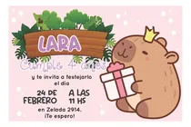 Comprar Kit Capibara Imprimible Personalizado Cumpleaños Candybar