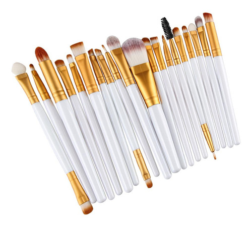 20 Piezas Pinceles De Maquillaje Profesionales Cepillo De