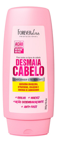 Kit Shampoo Condicionador E Máscara Desmaia Forever Liss