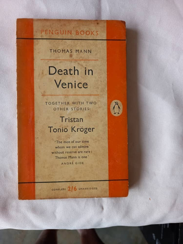 Book N - Death In Venice - Thomas Mann