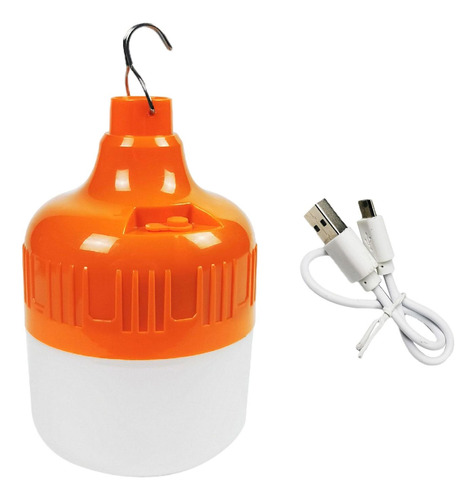 Bombilla Led De Emergencia, Linterna De Naranja 100w Cc