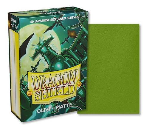 Protectores Dragon Shield Japanese Matte Color Green Olive