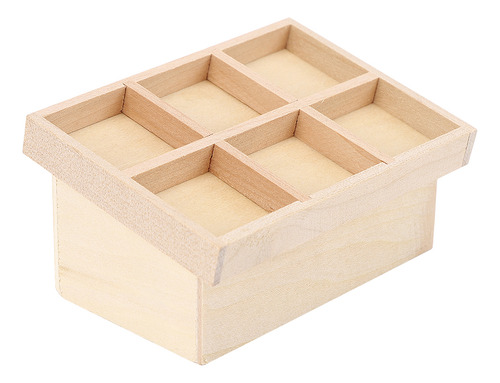 Dollhouse Decoration 1:12 Doll House, Estante De Frutas En M