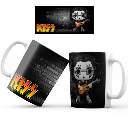 Mug Taza Kiss Rock Banda Funko Pop Regalo 002