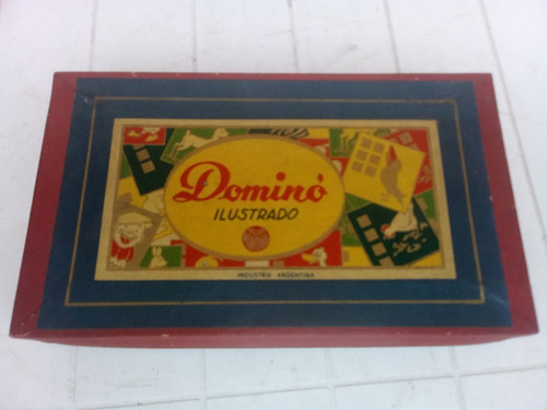 Antiguo Domino Ilustrado Infantil Juegos Mundial - Ind.arg.