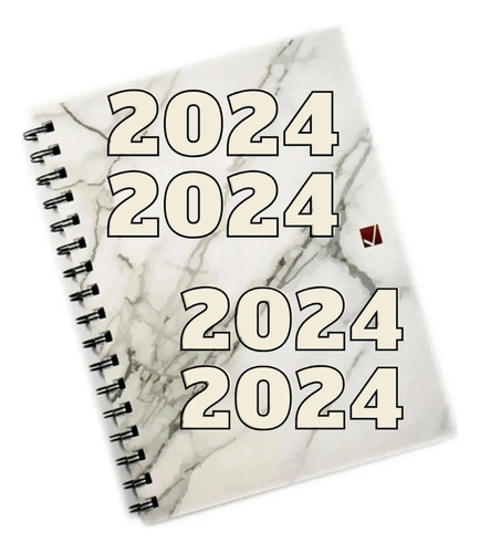 Agenda Citanova 2024 Mini Espiralada Semanal Marble 14x19 Cm