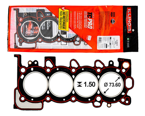 Junta Tapa Cilindros Illinois Honda Fit 1.5 16v L15a