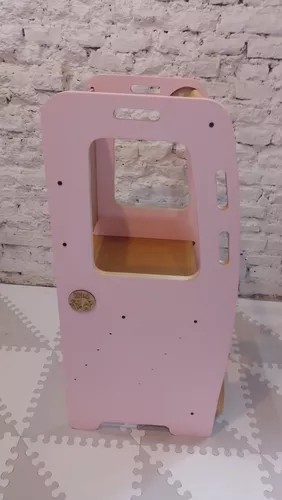 Torre De Aprendizaje Montessori Color Rosa