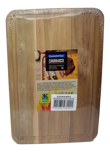 Cuchillos Para Asado Polywood Kit De 6 Piezas Tramontina Color Marrón oscuro