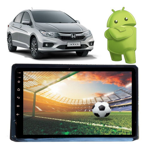 Central Multimídia Honda City 2020+android 9 Octacorecarplay