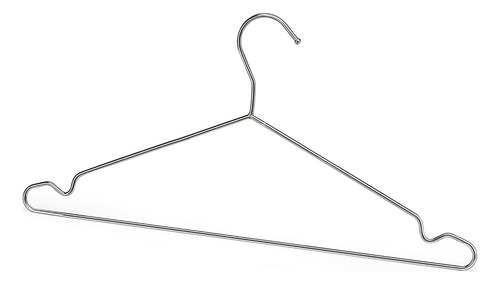 Conjunto Com 6 Cabides Tintureiro Com Cavas Cromado