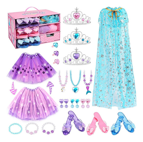 ~? Princess Dress Up Shoes And Jewelry Boutique -girls Pr
