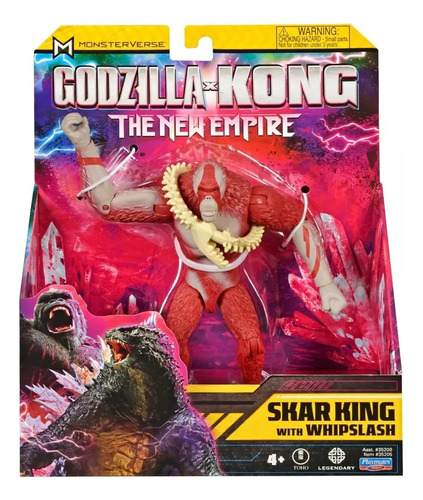 Figura Godzilla Kong New Empire Skar King Whipslash 15cms