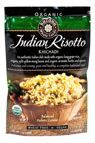 Kazana Indian Risotto/khichadi/kitchari, Orgánico Certificad