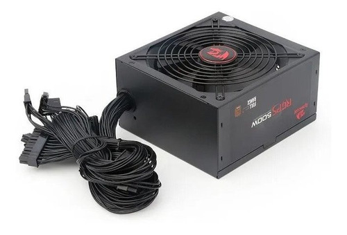 Imagem 4 de 5 de Fonte Atx 500w Real Redragon Rgps Pfc Ativo 80+ Plus Bronze