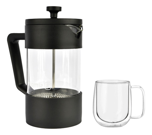 Pack Cafetera Francesa 600ml +taza Doble Pared 300ml Simplit