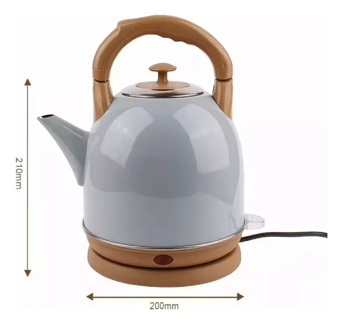 Hervidor Eléctrico Tetera Giratoria 360° 1500w