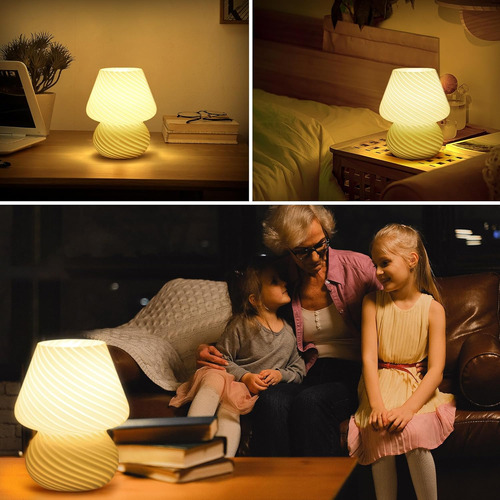 Lámpara De Hongo, Luz Nocturna Regulable Para Dormitorio, Lá