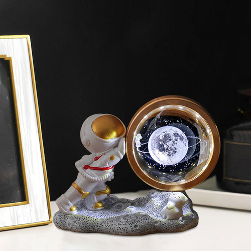Luz De Noche De Bola De Cristal 3d, Lámpara De Estilo C