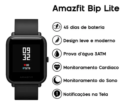 Amazfit bip lite bateria hotsell
