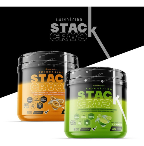 Imagen 2 de 4 de Aminoácido Stack Crack - L a $76000
