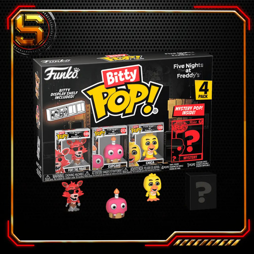 Funko Bitty Pop Games Five Nights At Freddy's Foxy 4pk