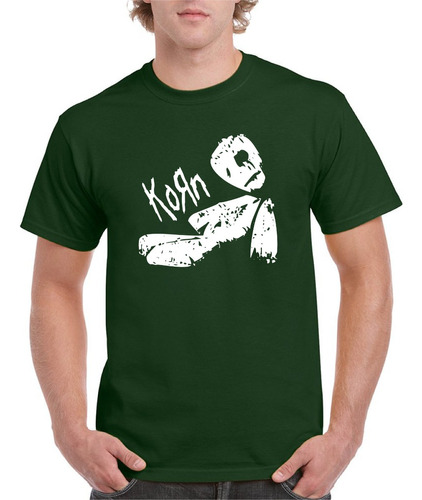 Polera Hombre Estampado Korn Issues