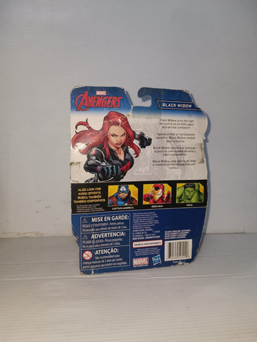 Figura Hasbro Black Widow Avengers Age Ultron (Usado)
