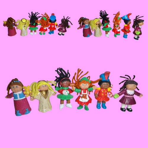 Cabbage Patch Kids Muñequitas 1992 94 Mcdonald's Lote De 6 (Usado)