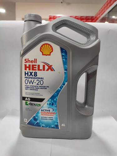 Aceite Sintético 0w20 Sn Shell Hx8 4 Lt