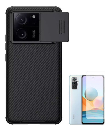 Para Xiaomi 13t / Pro - Case Funda Nillkin Camshield + Vidri