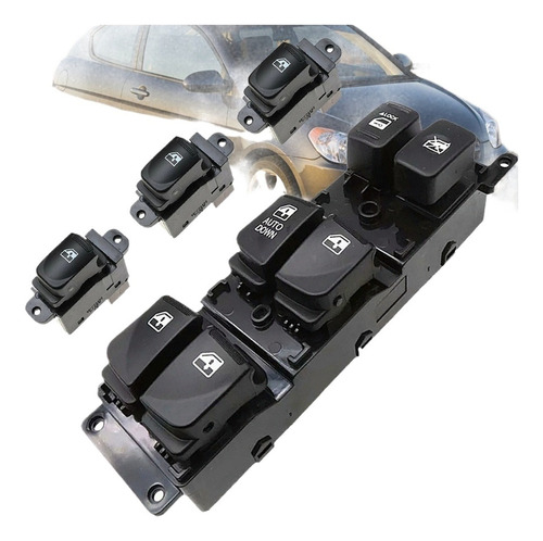 Control Maestro Vidrios Para Hyundai Accent Gls 2007-2010